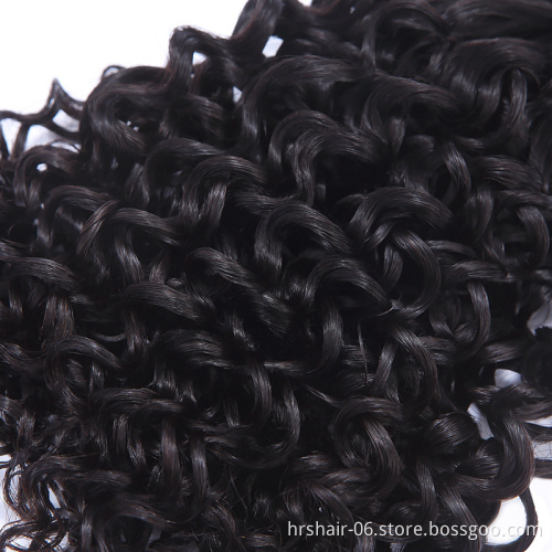 Li&queen Hair 10A Grade Virgin Brazilian Cuticle Aligned Pissy Curl Double Drawn Hair Extensions